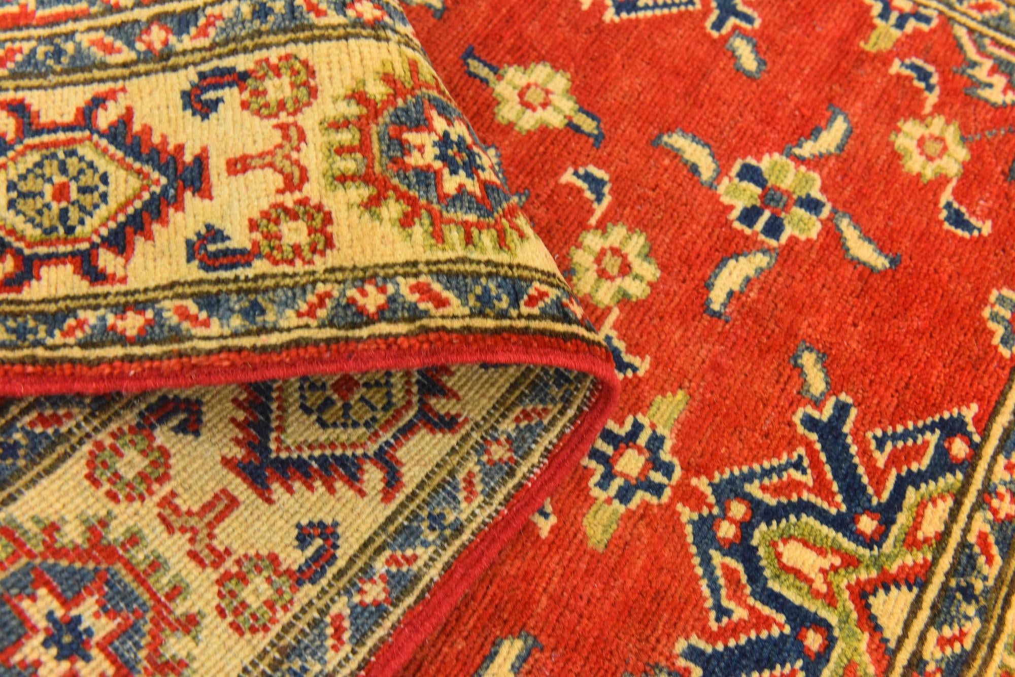 3' 5 x 5' 1 Hand Knotted Kazak Rug