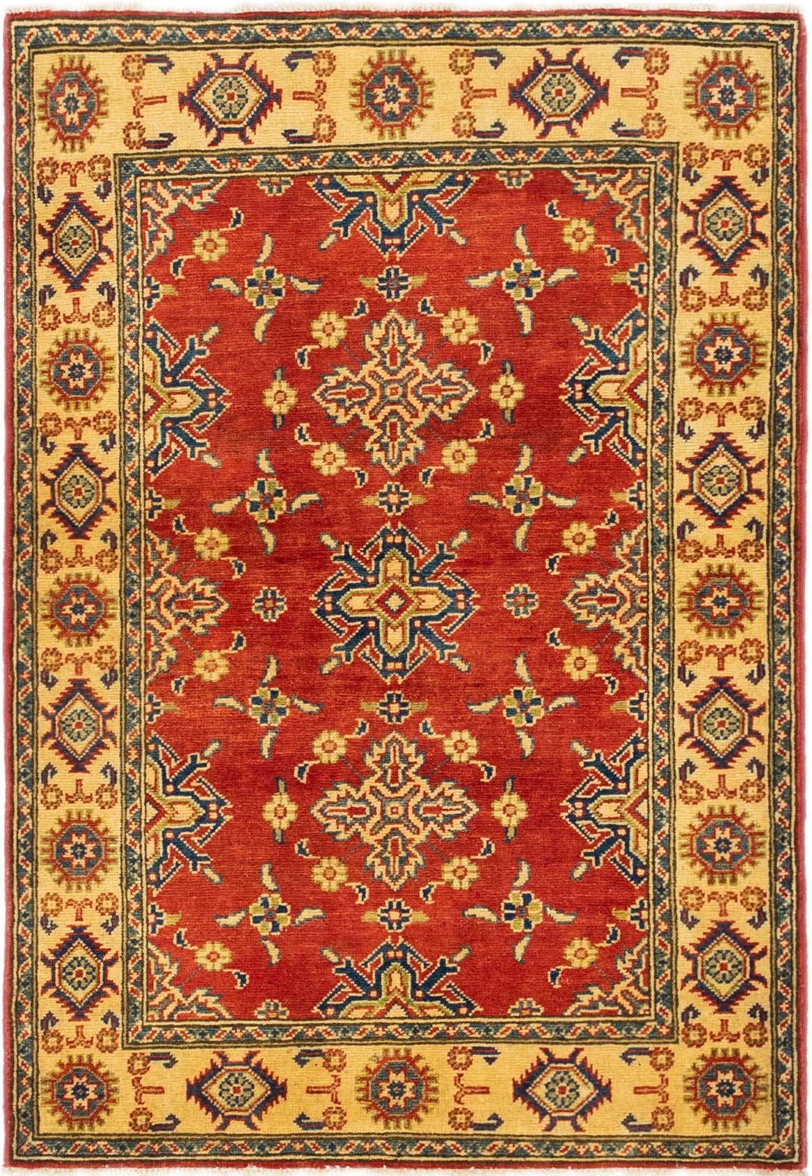 3' 5 x 5' 1 Hand Knotted Kazak Rug