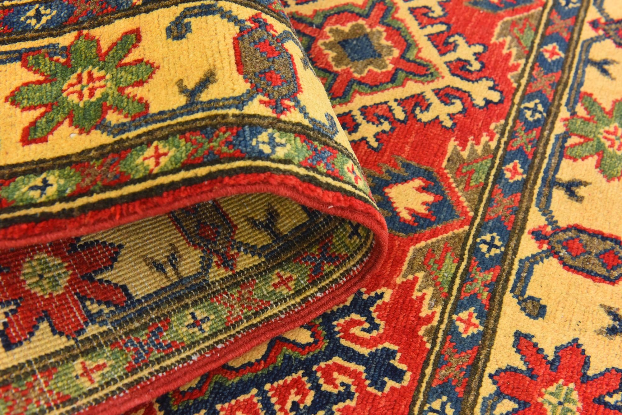 4' x 5' 9 Hand Knotted Kazak Rug