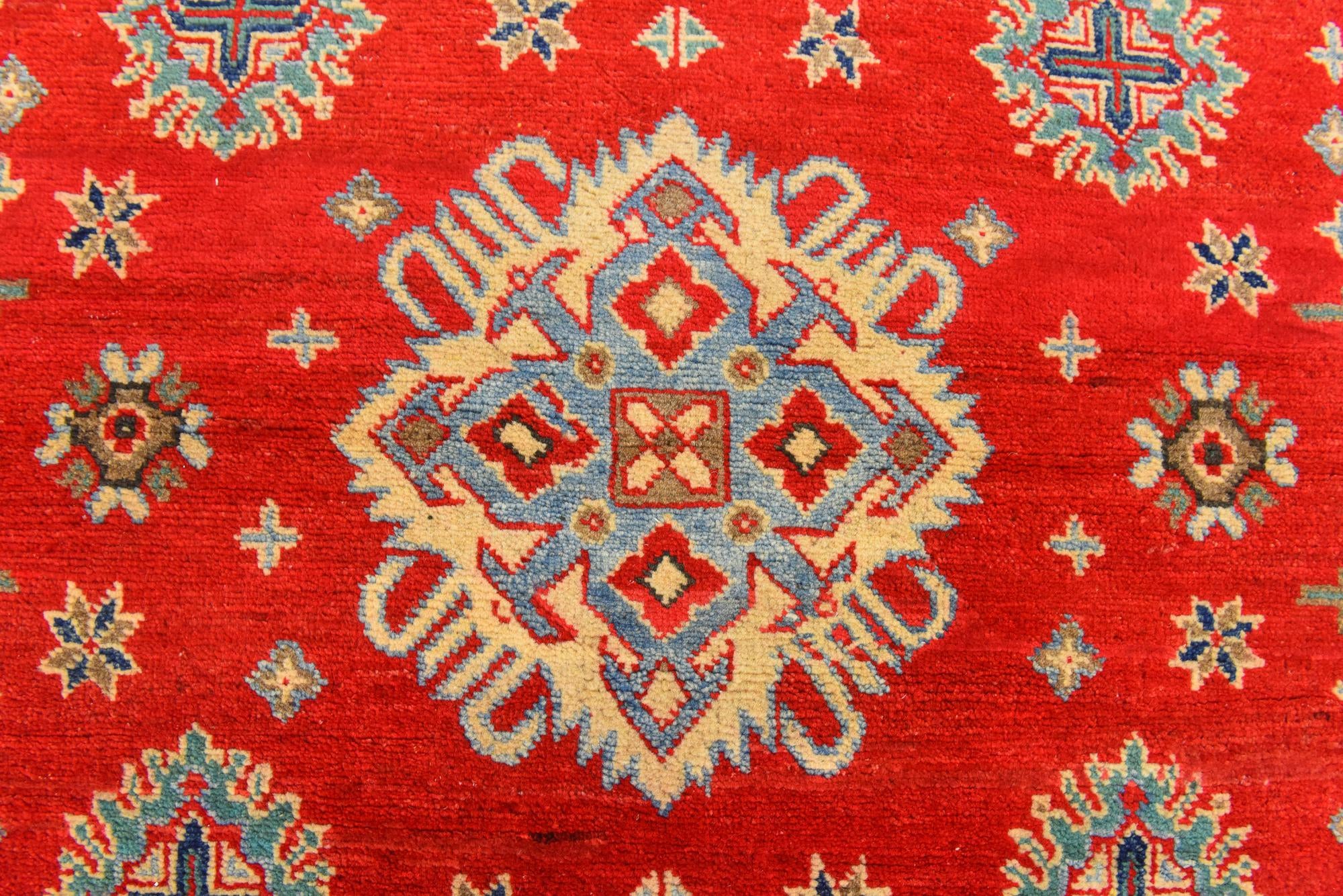 3' 10 x 5' 10 Hand Knotted Kazak Rug