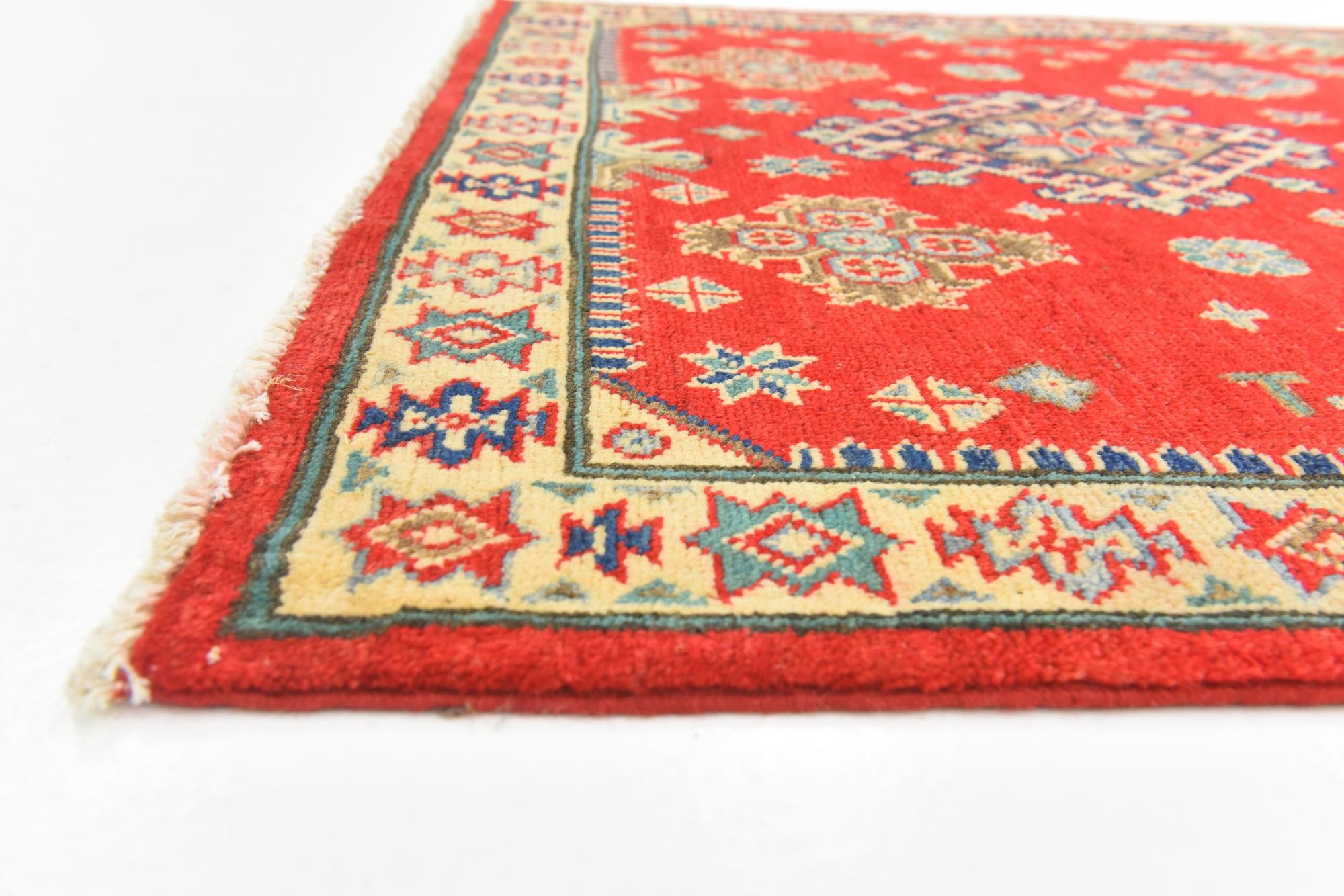 3' 10 x 5' 10 Hand Knotted Kazak Rug