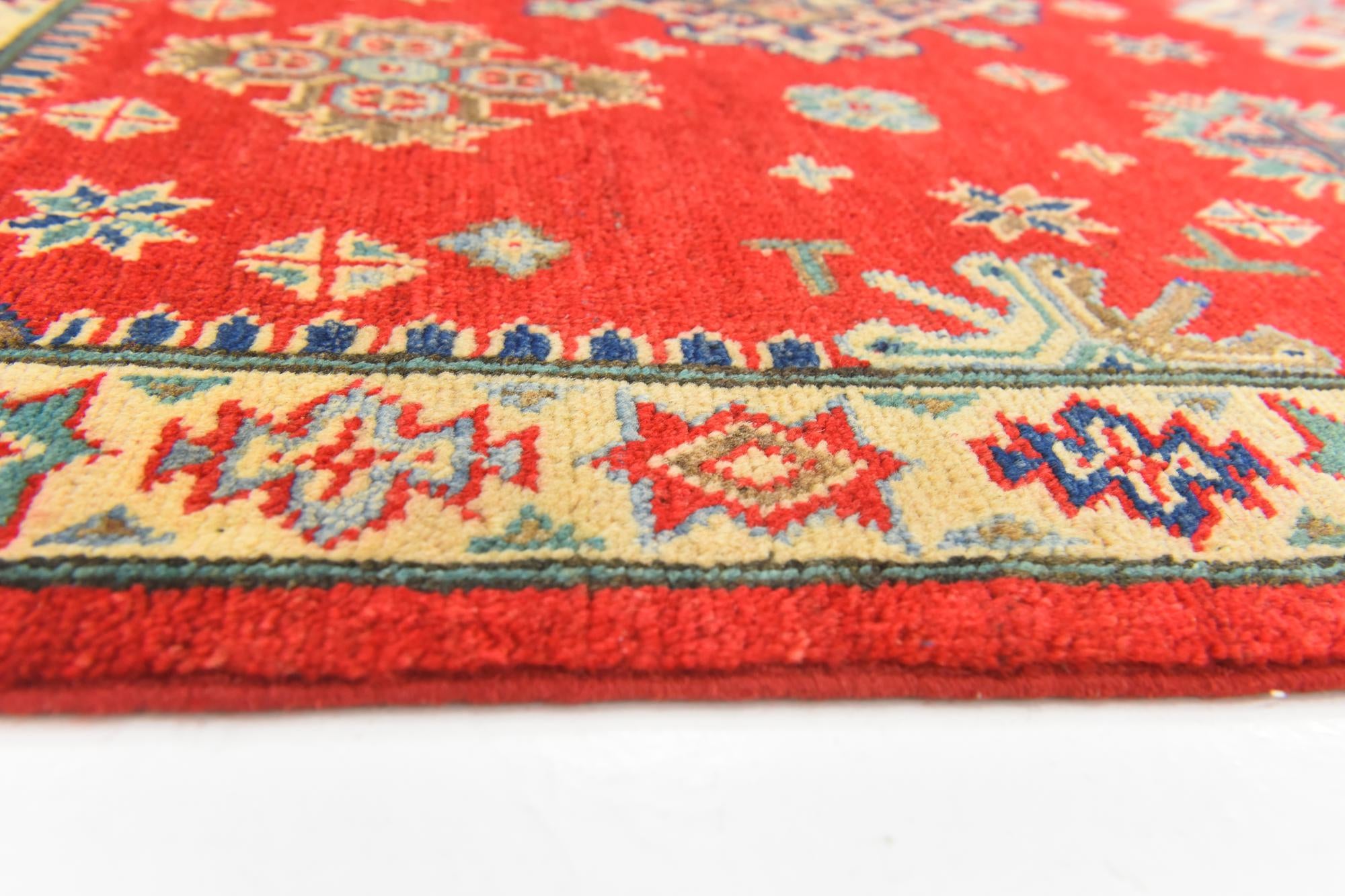 3' 10 x 5' 10 Hand Knotted Kazak Rug