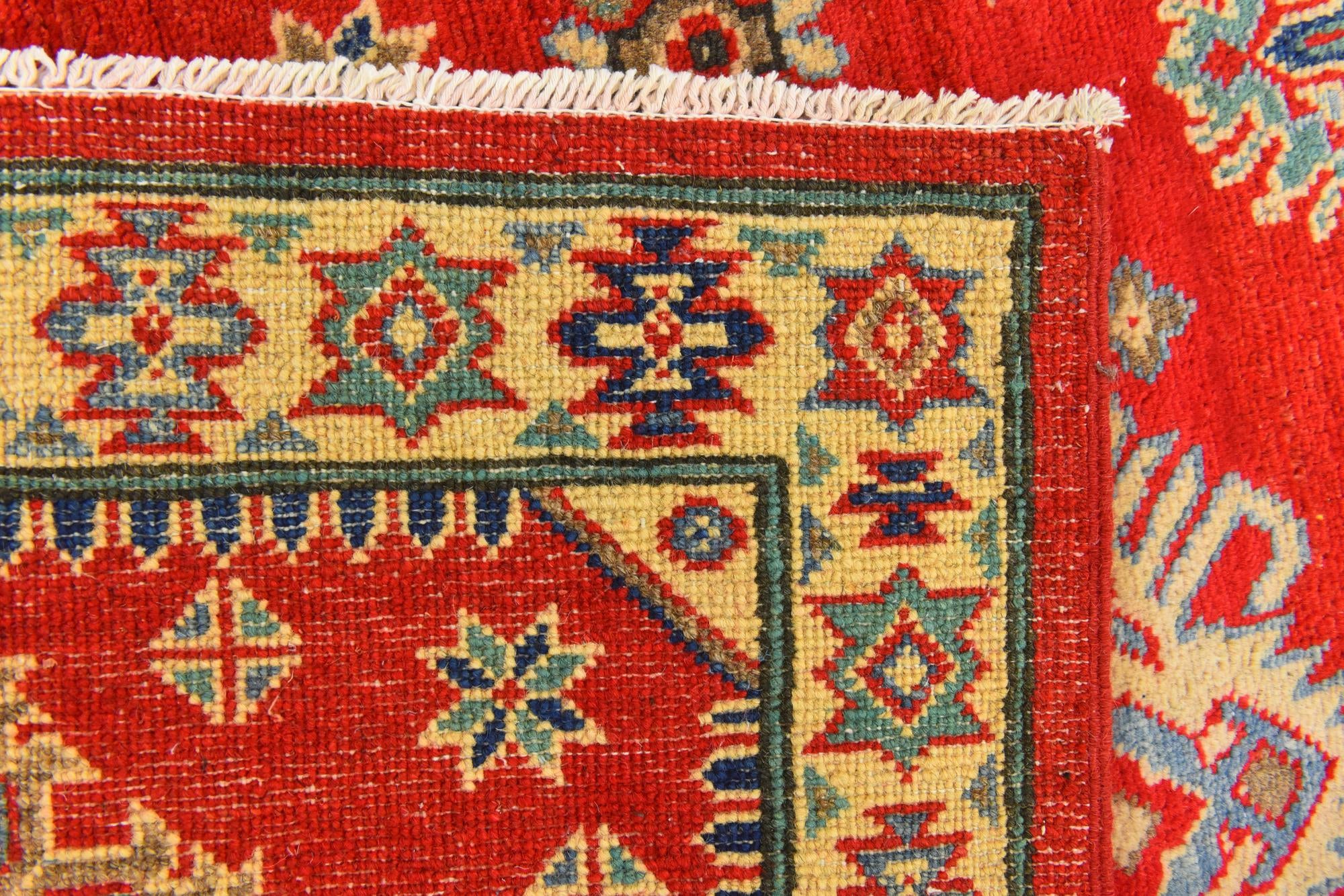 3' 10 x 5' 10 Hand Knotted Kazak Rug