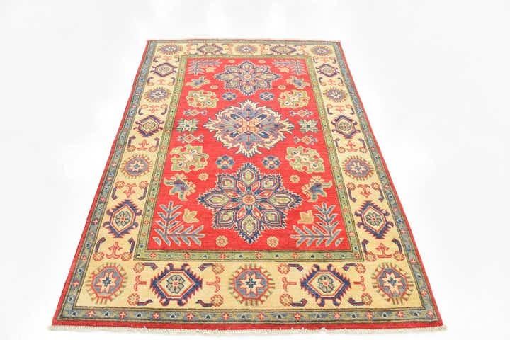 3' 10 x 5' 9 Hand Knotted Kazak Rug