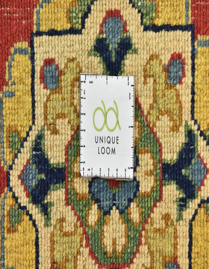 Detail image of 5' 7 x 8'  Hand Knotted Kazak Rug