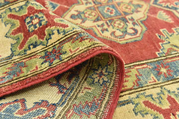 5' 6 x 8' Hand Knotted Kazak Rug