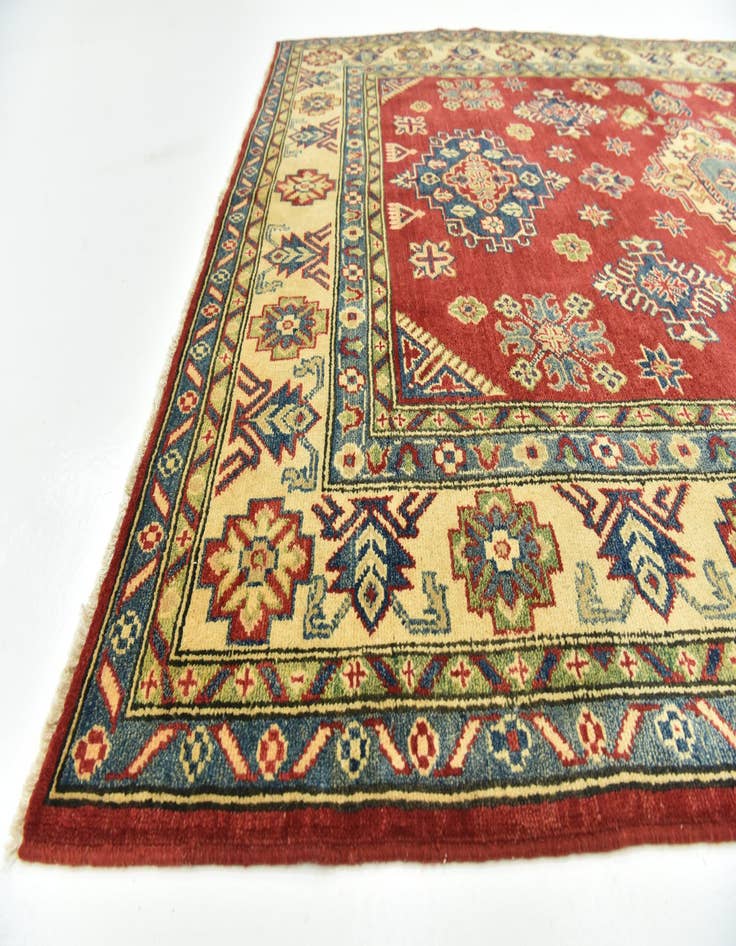 Detail image of 5' 7 x 7' 10  Hand Knotted Kazak Rug