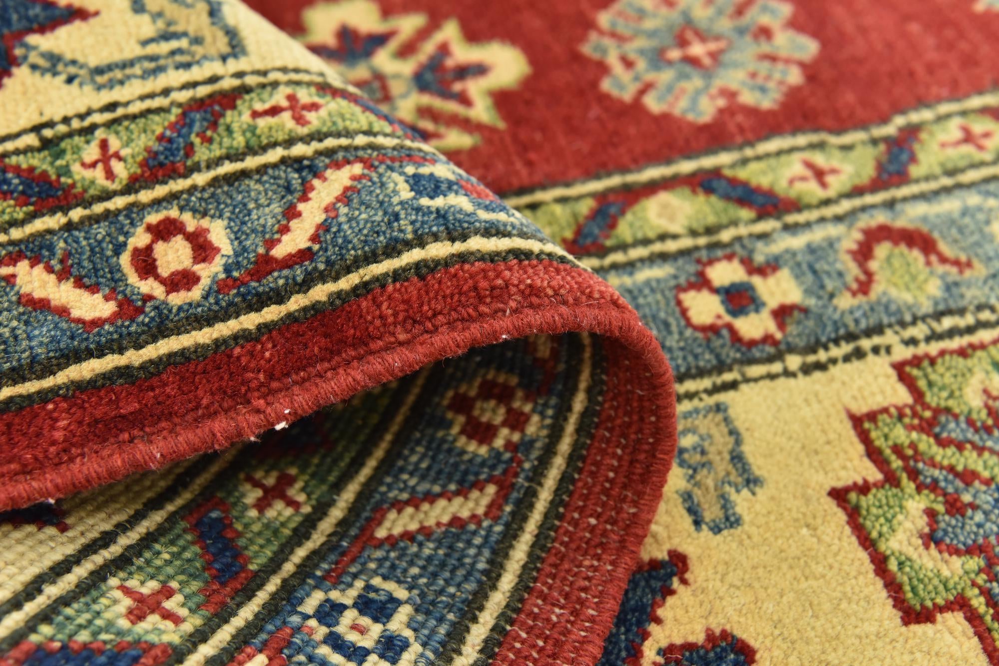5' 7 x 7' 10 Hand Knotted Kazak Rug