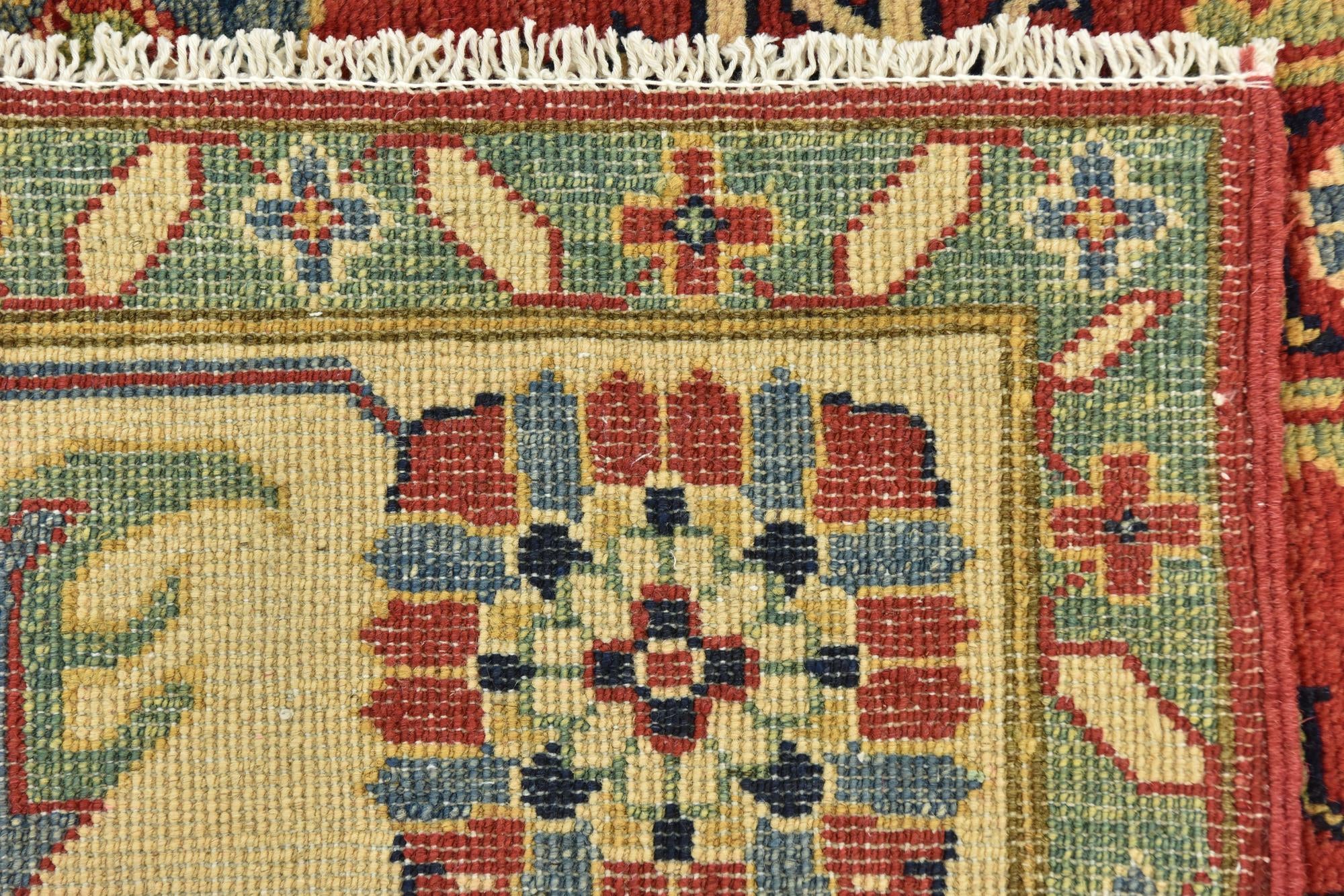 5' 6 x 8' 7 Hand Knotted Kazak Rug