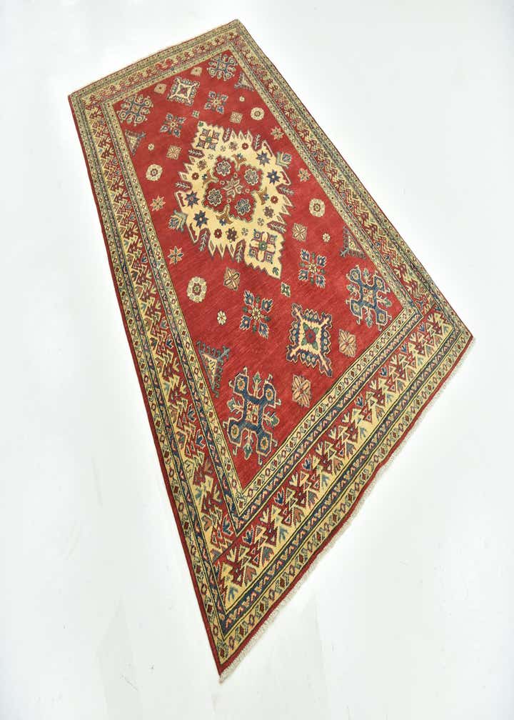 5' 7 x 8' 10 Hand Knotted Kazak Rug