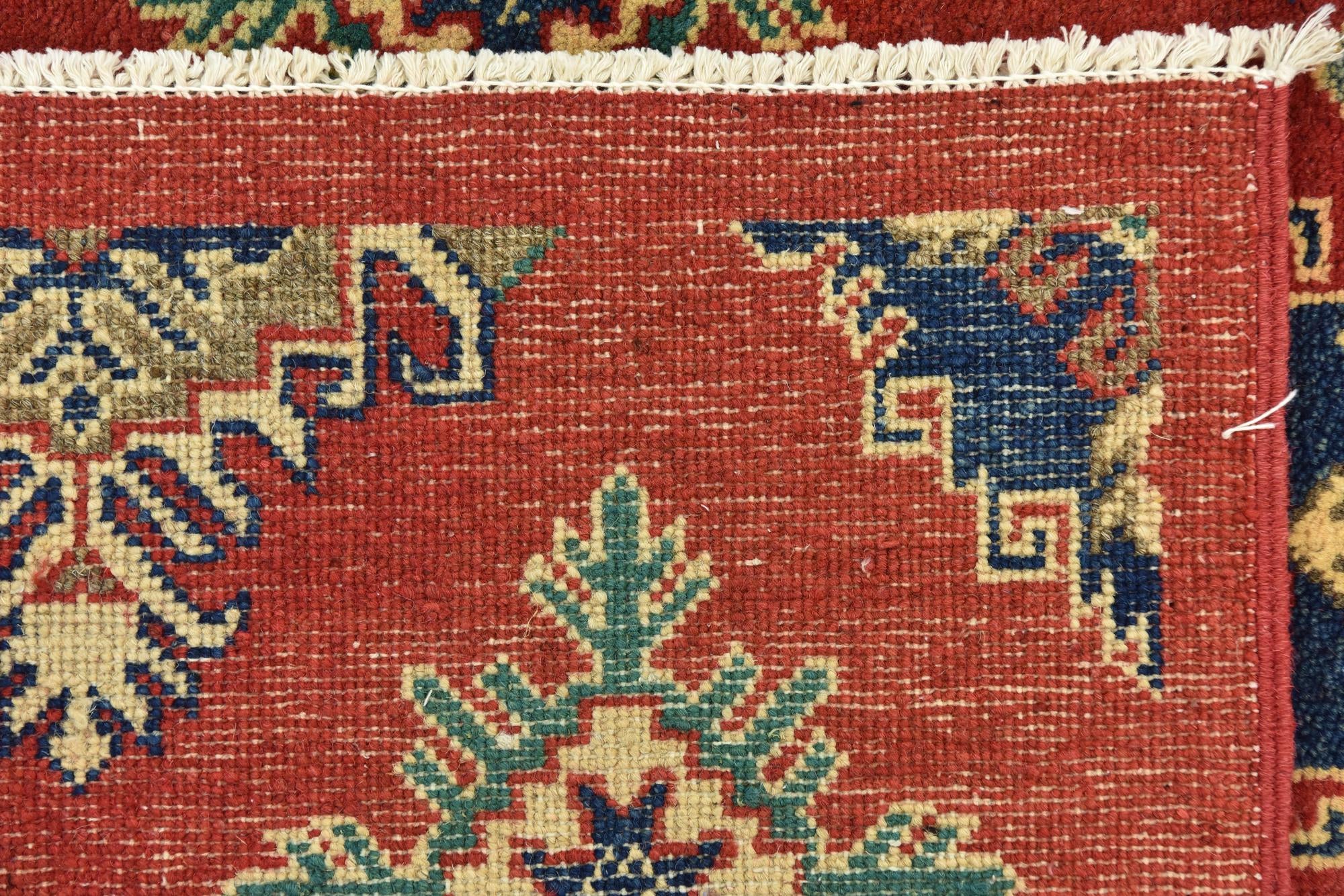 6' 9 x 9' 7 Hand Knotted Kazak Rug