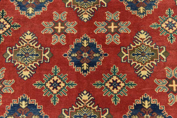 6' 9 x 9' 7 Hand Knotted Kazak Rug