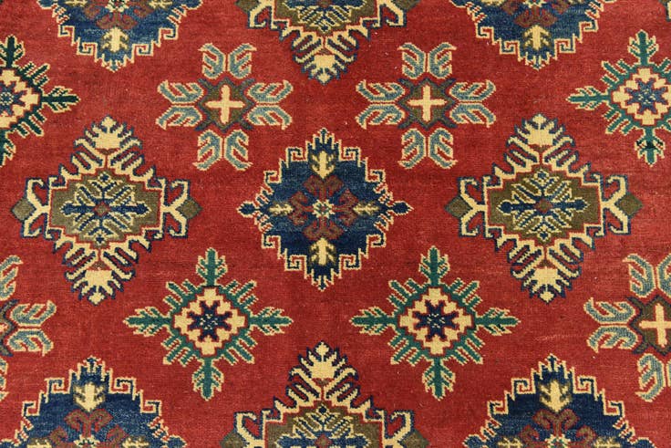 Detail image of 6' 9 x 9' 7 Hand Knotted Kazak Rug