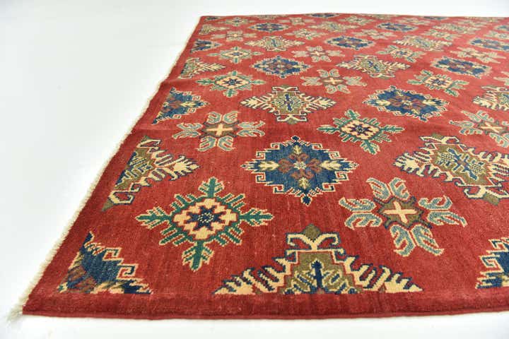 6' 9 x 9' 7 Hand Knotted Kazak Rug