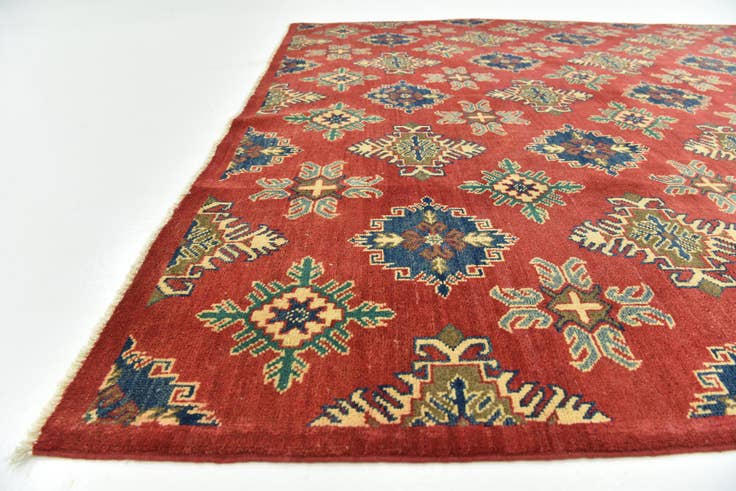 Detail image of 6' 9 x 9' 7 Hand Knotted Kazak Rug