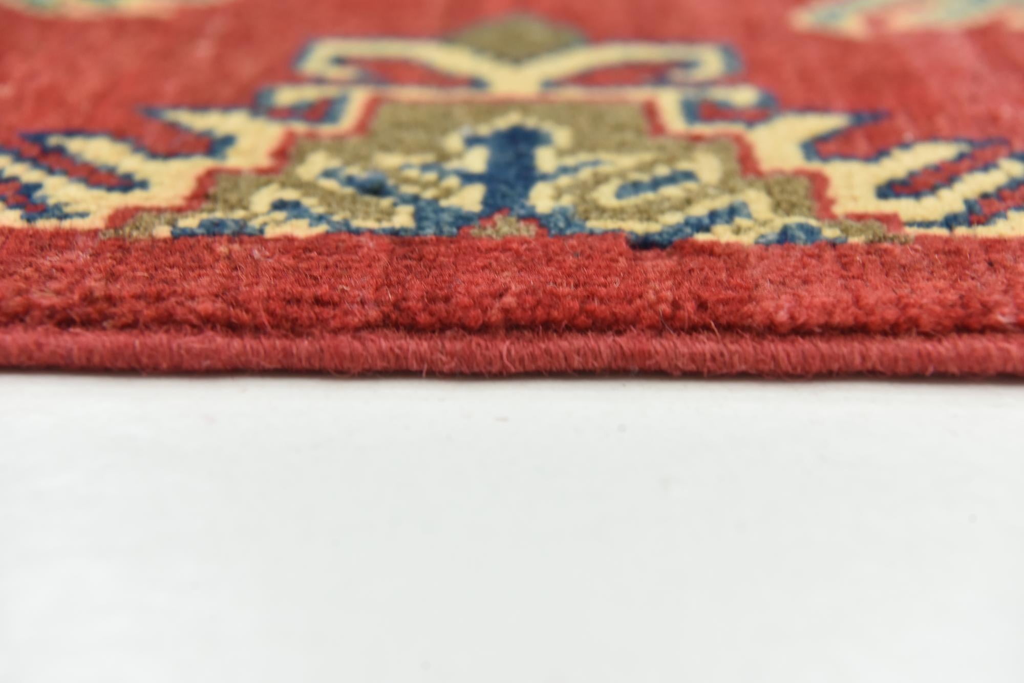 6' 9 x 9' 7 Hand Knotted Kazak Rug