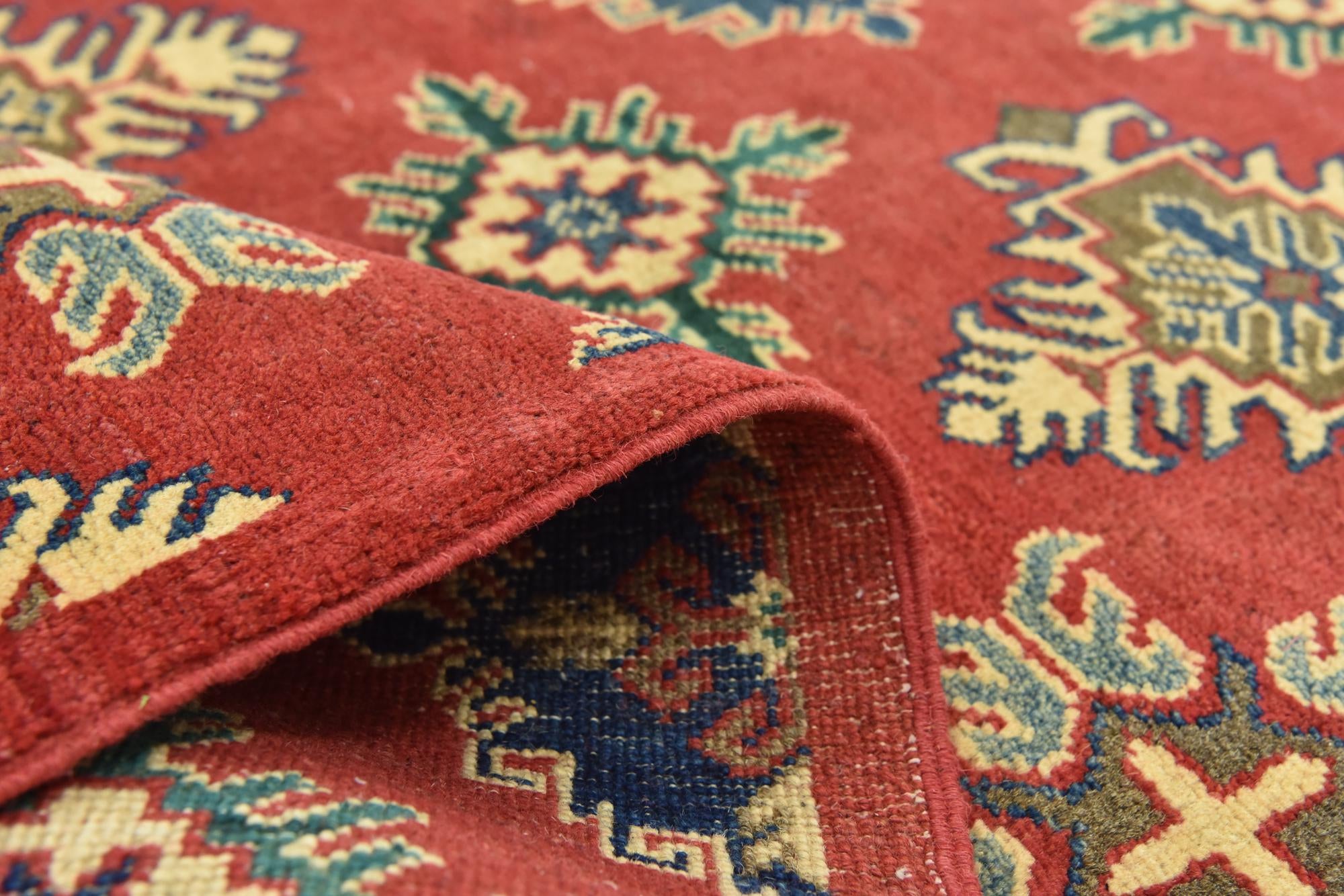 6' 9 x 9' 7 Hand Knotted Kazak Rug
