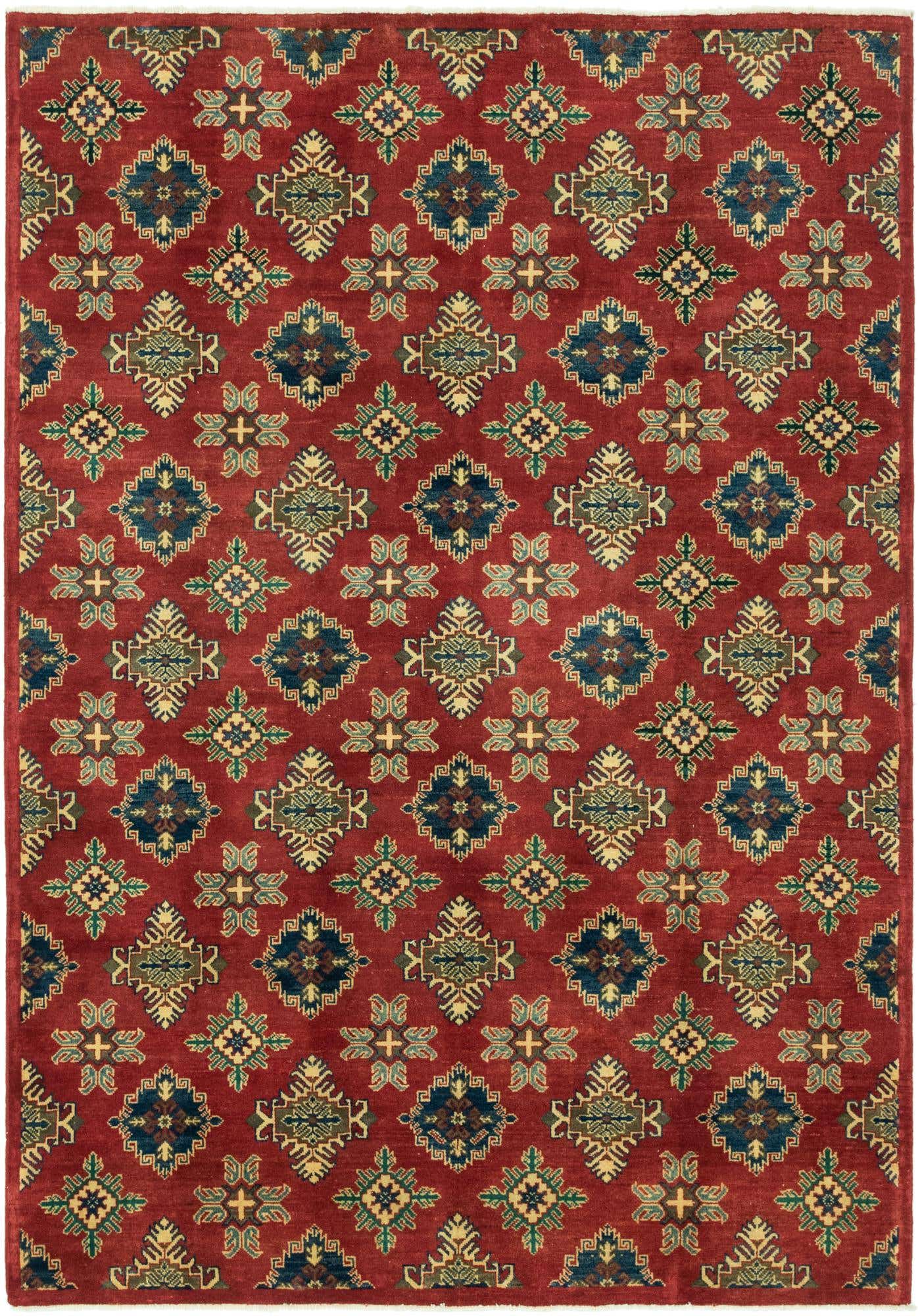 6' 9 x 9' 7 Hand Knotted Kazak Rug