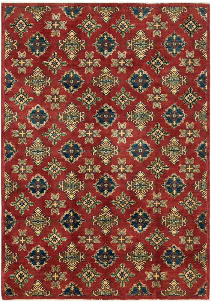 6' 9 x 9' 7 Hand Knotted Kazak Rug