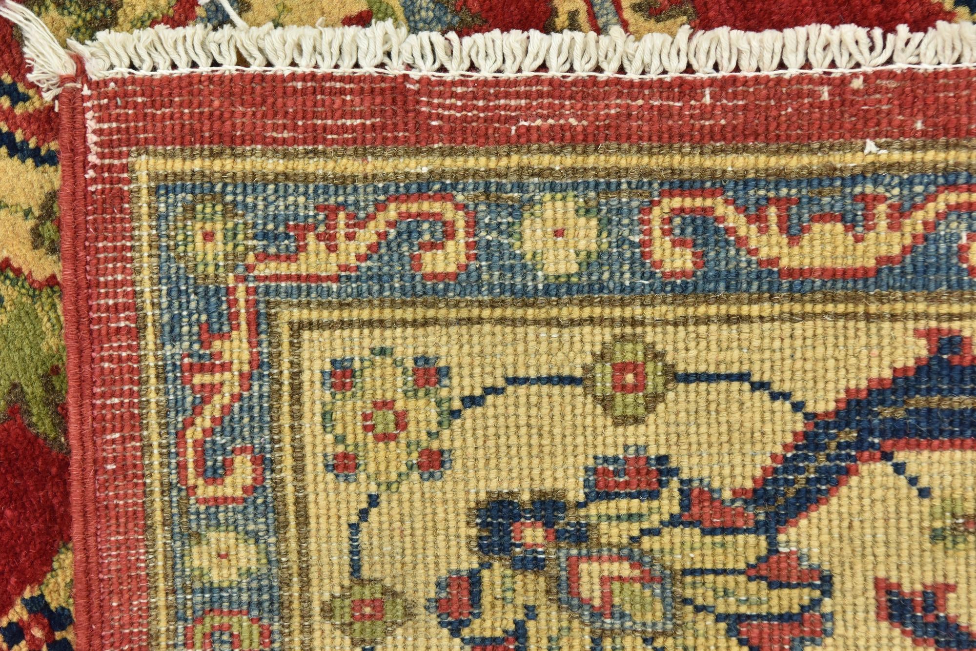 6' x 9' Hand Knotted Kazak Rug