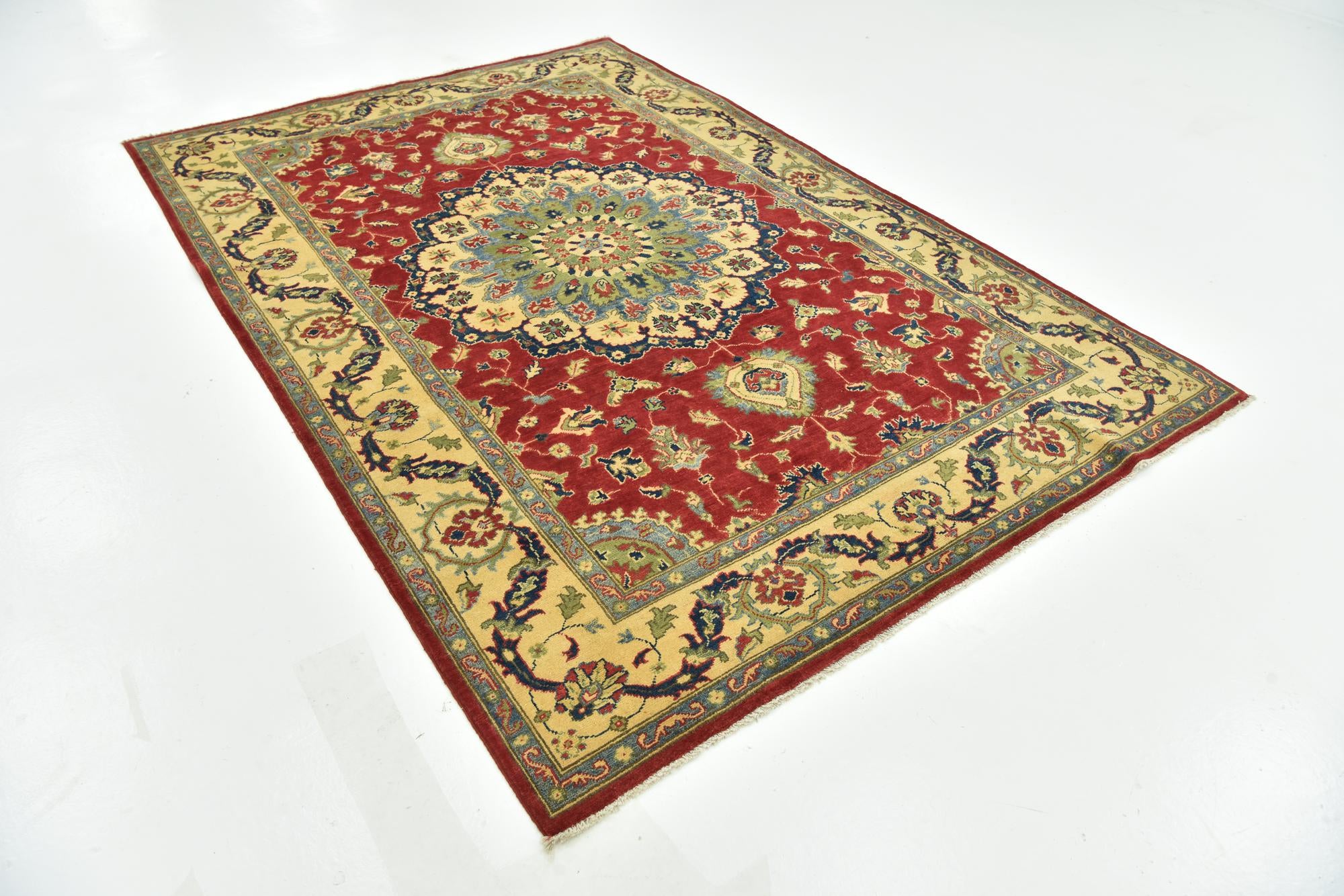 6' x 9' Hand Knotted Kazak Rug