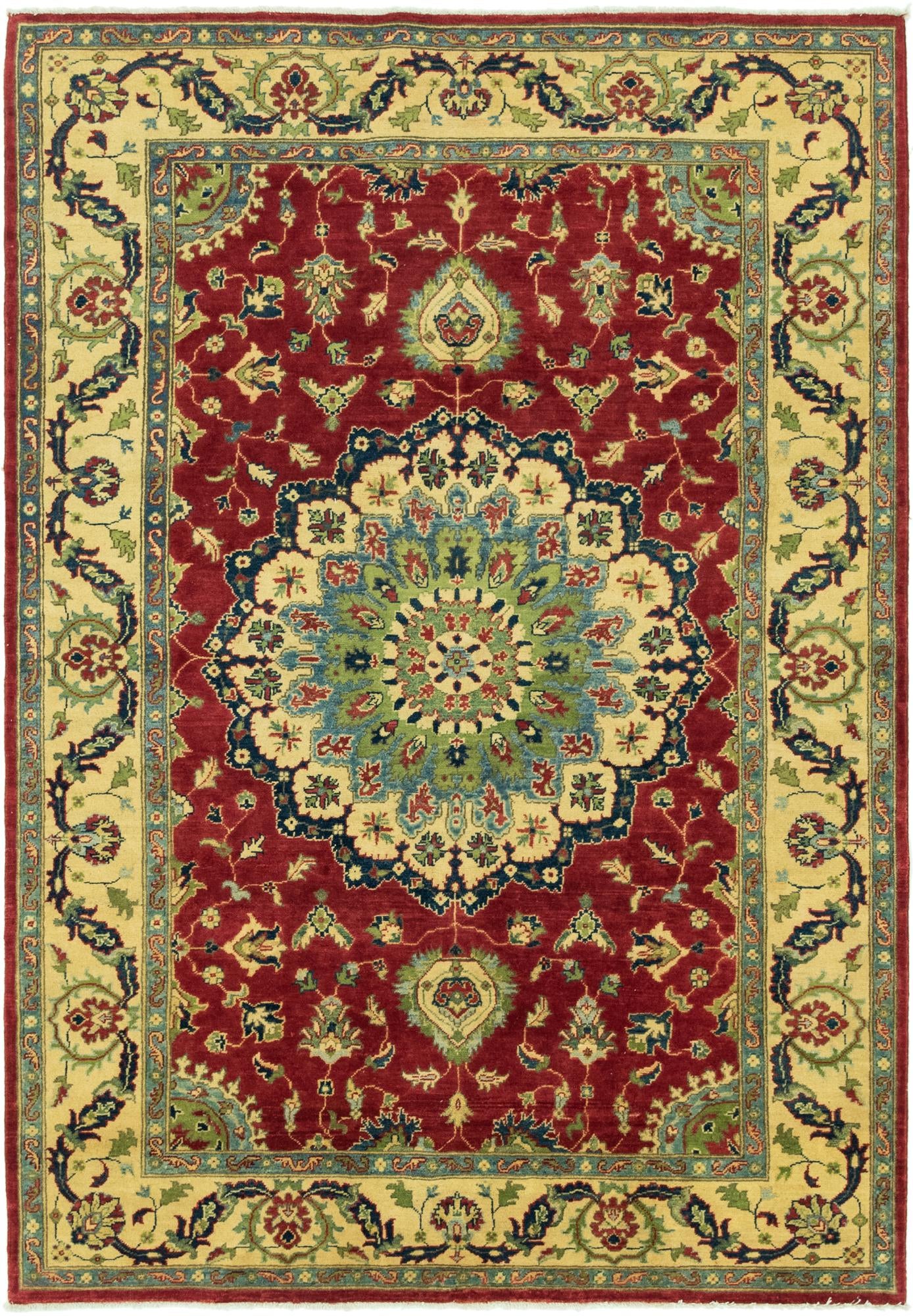 6' x 9' Hand Knotted Kazak Rug