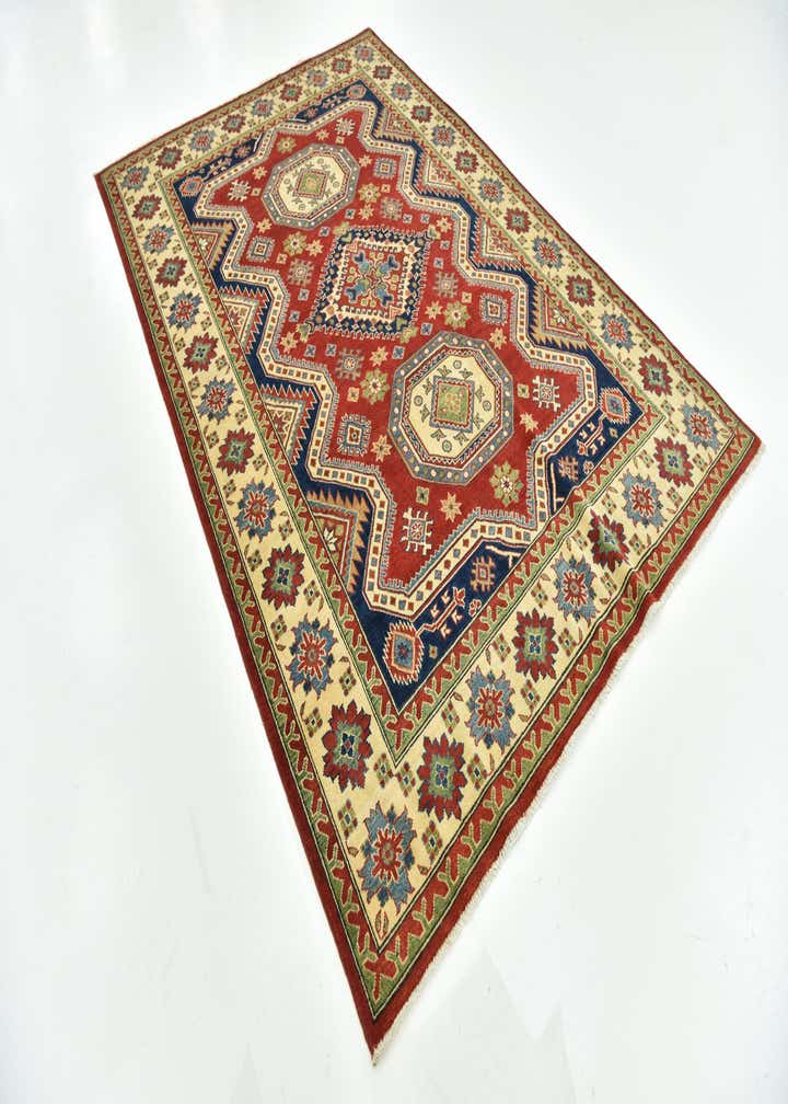 6' 6 x 9' 9 Hand Knotted Kazak Rug