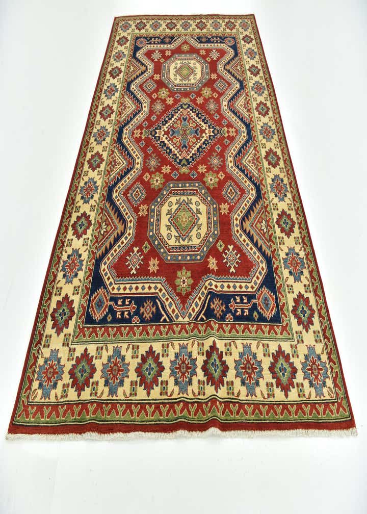 6' 6 x 9' 9 Hand Knotted Kazak Rug