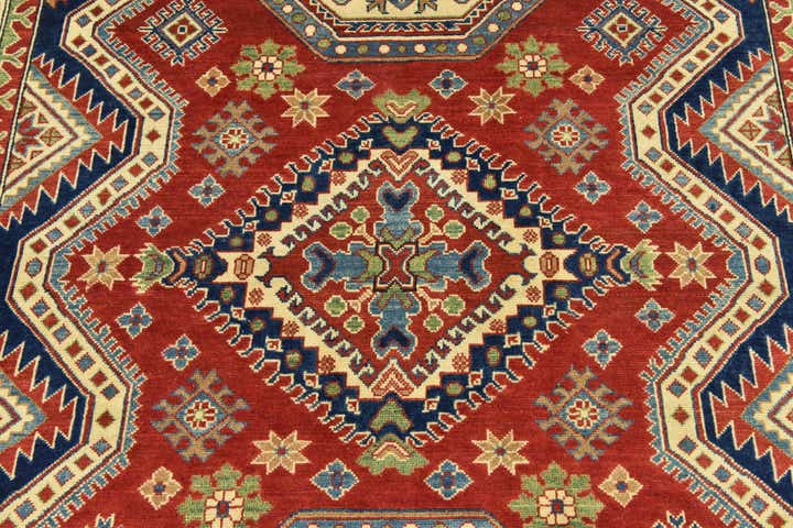 6' 6 x 9' 9 Hand Knotted Kazak Rug
