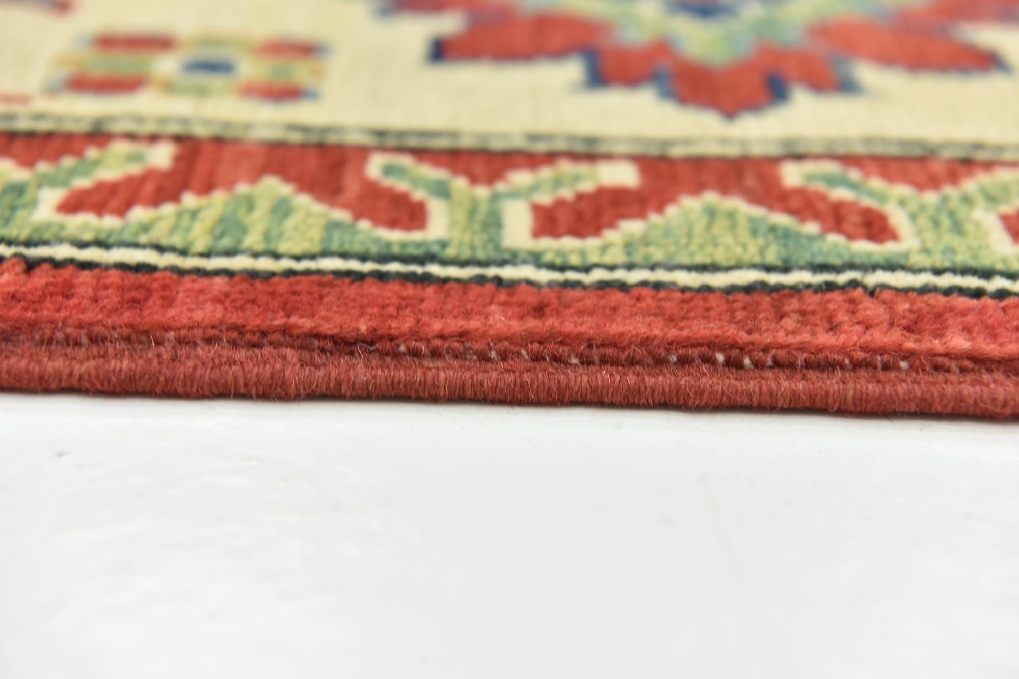 6' 6 x 9' 9 Hand Knotted Kazak Rug