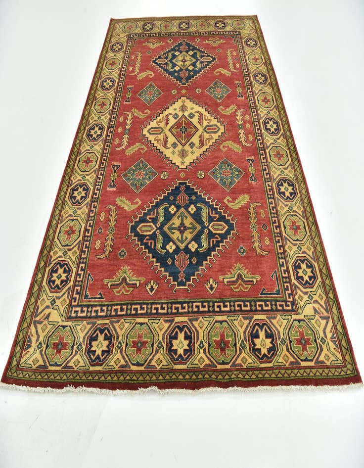 Detail image of 6' 9 x 9' 8 Hand Knotted Kazak Rug