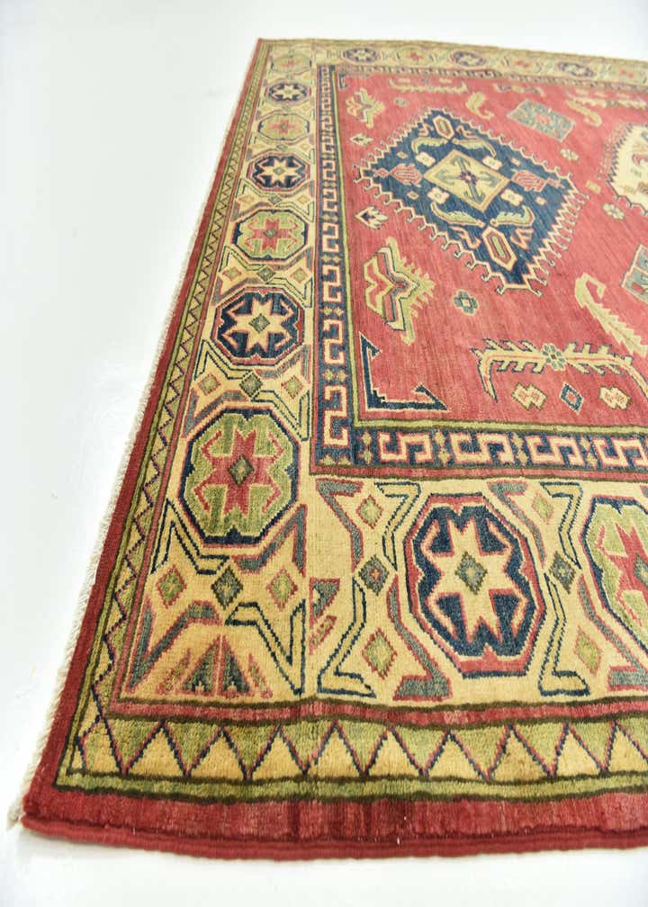 6' 9 x 9' 8 Hand Knotted Kazak Rug
