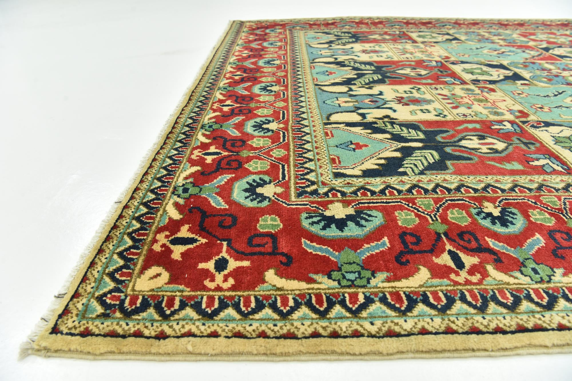 6' 6 x 9' 7 Hand Knotted Kazak Rug