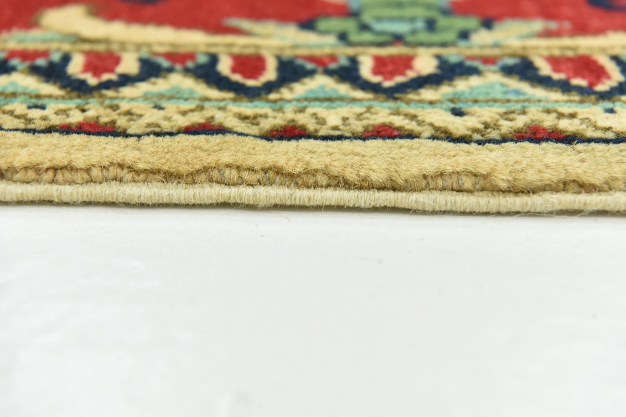 6' 6 x 9' 7 Hand Knotted Kazak Rug