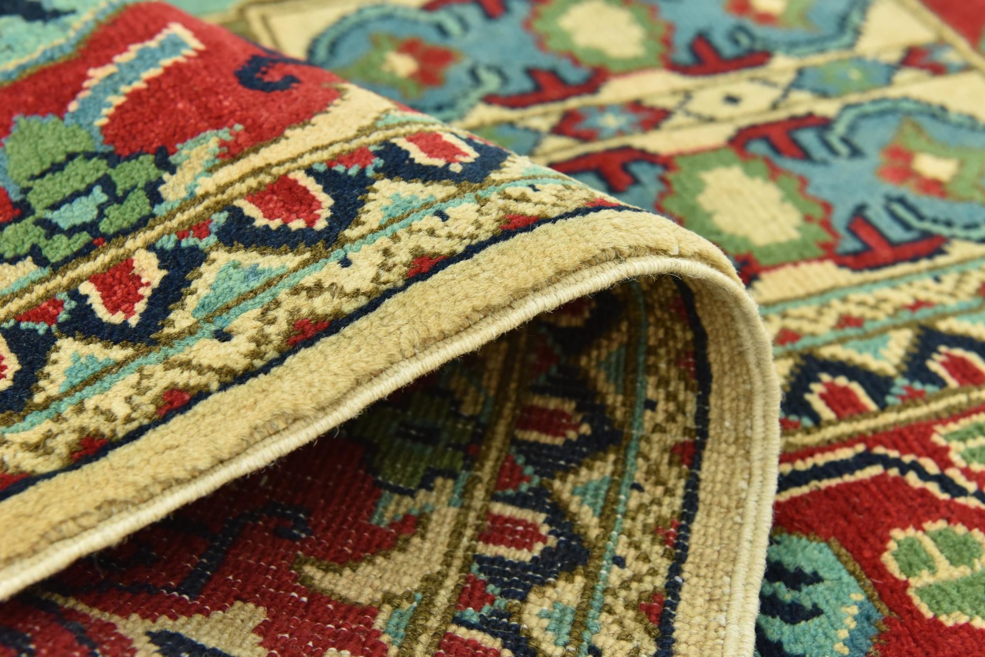 6' 6 x 9' 7 Hand Knotted Kazak Rug