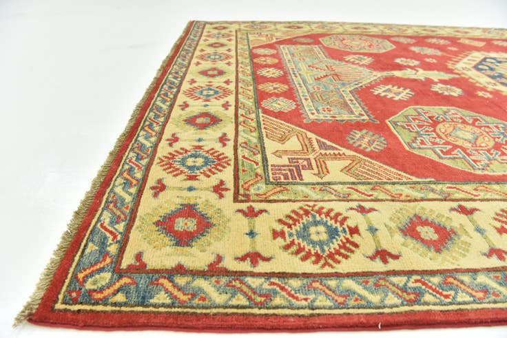 Detail image of 6' x 9' Hand Knotted Kazak Rug