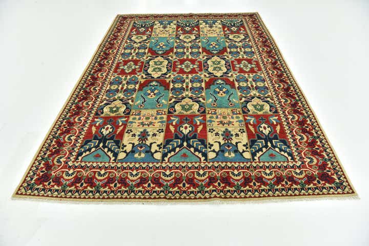 6' 9 x 9' 8 Hand Knotted Kazak Rug