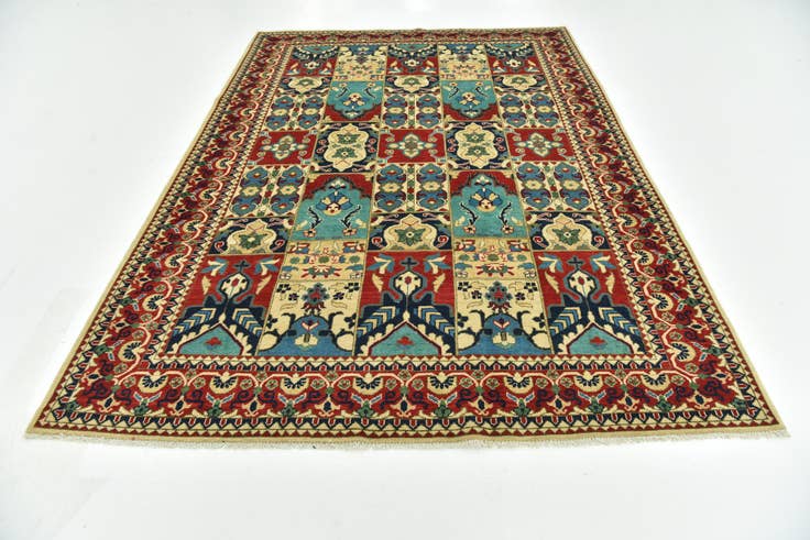 Detail image of 6' 9 x 9' 8 Hand Knotted Kazak Rug