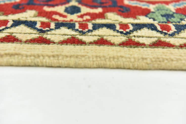 Detail image of 6' 9 x 9' 8 Hand Knotted Kazak Rug