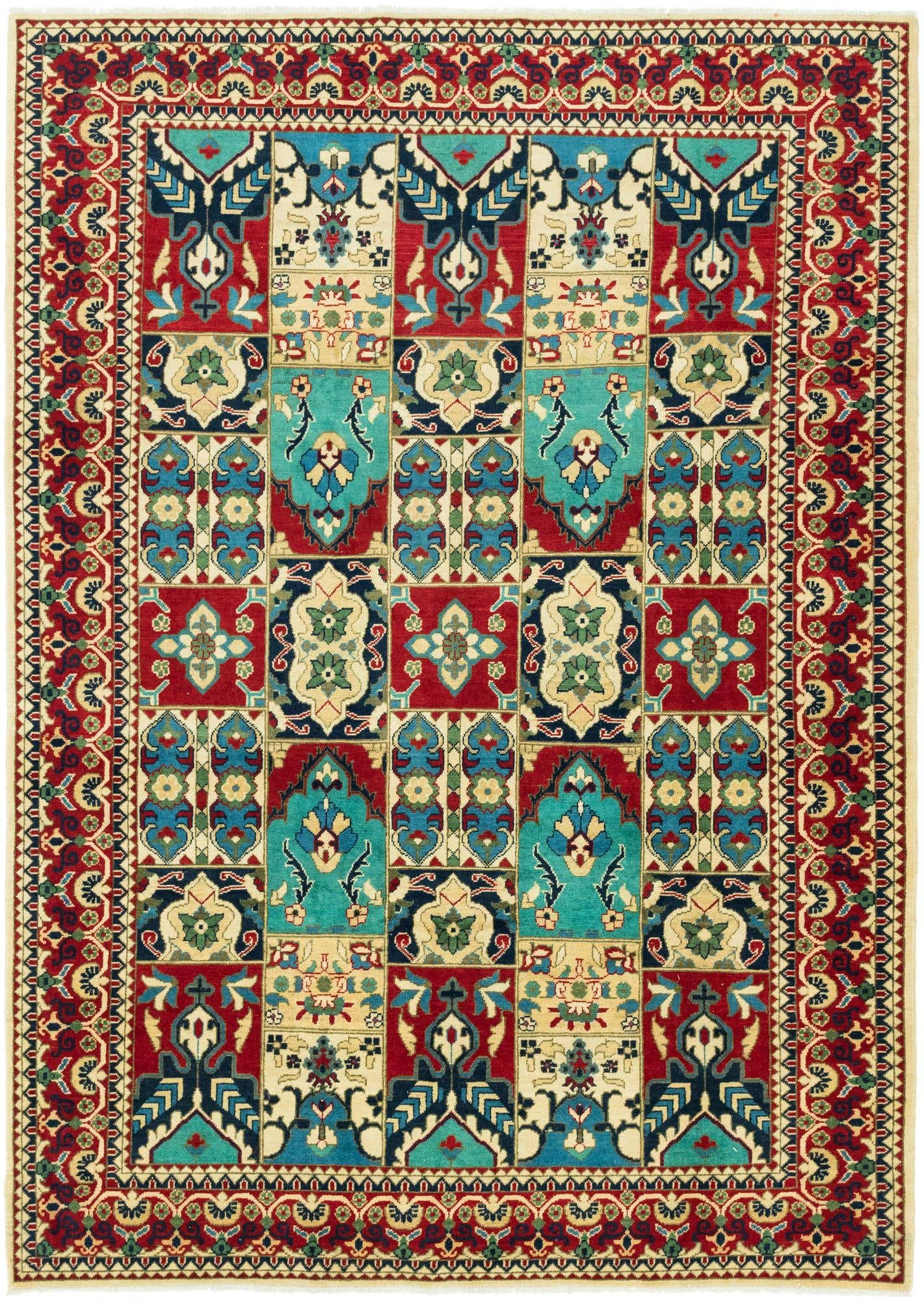 6' 9 x 9' 8 Hand Knotted Kazak Rug