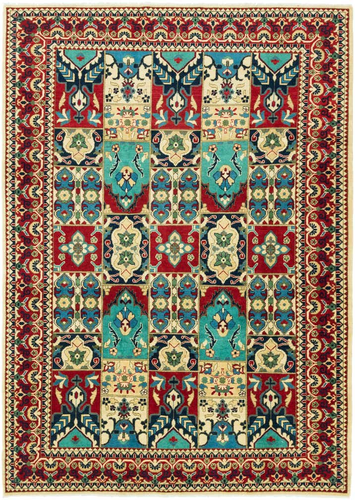6' 9 x 9' 8 Hand Knotted Kazak Rug