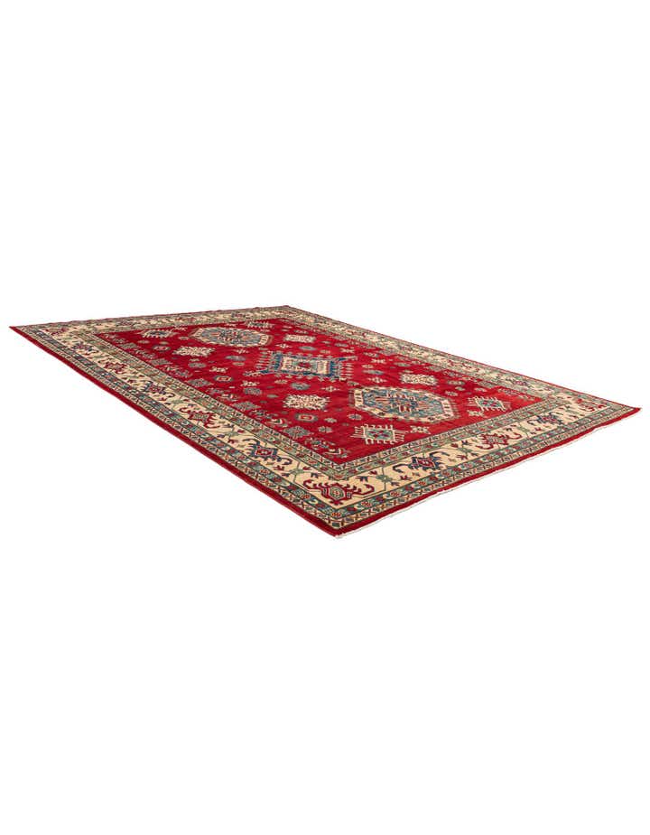 9' 2 x 12' 2 Hand Knotted Kazak Rug