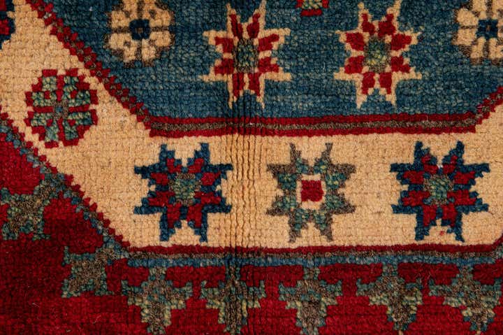 9' 2 x 12' 2 Hand Knotted Kazak Rug