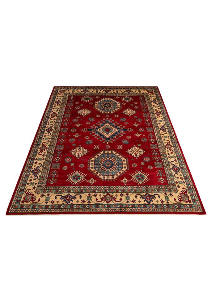 Detail image of 9' 2 x 12' 2 Hand Knotted Kazak Rug