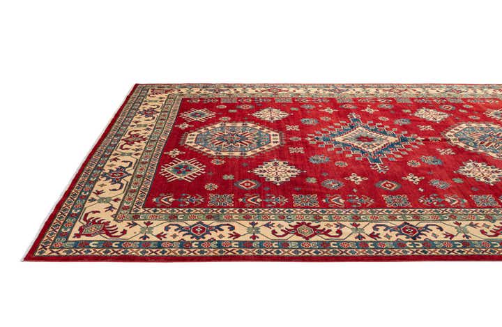 9' 2 x 12' 2 Hand Knotted Kazak Rug