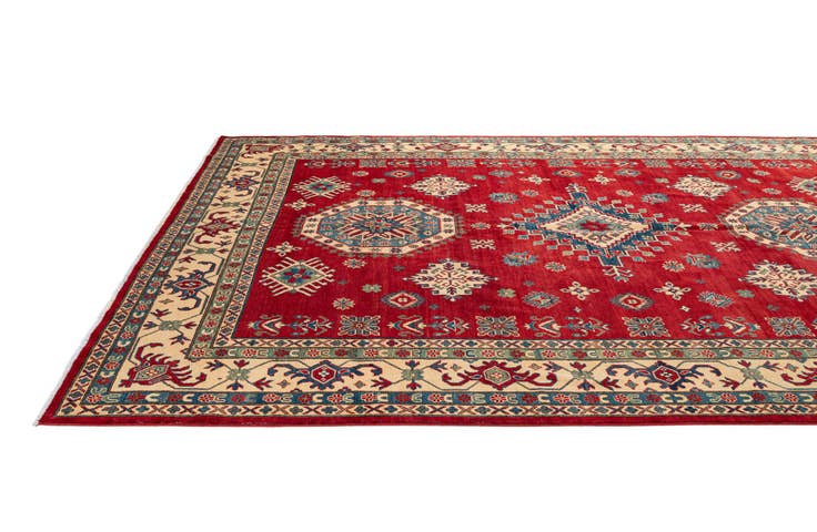 Detail image of 9' 2 x 12' 2 Hand Knotted Kazak Rug