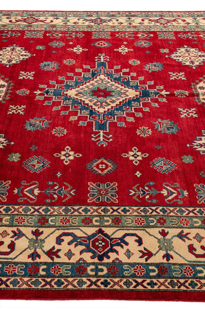 9' 2 x 12' 2 Hand Knotted Kazak Rug
