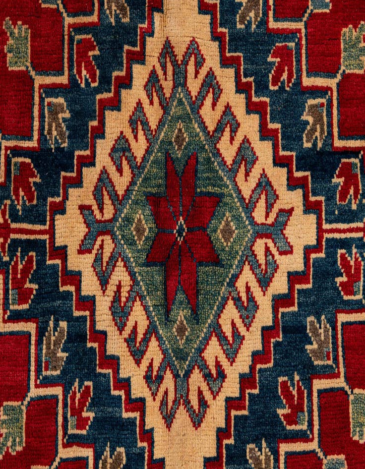 Detail image of 9' 2 x 12' 2 Hand Knotted Kazak Rug