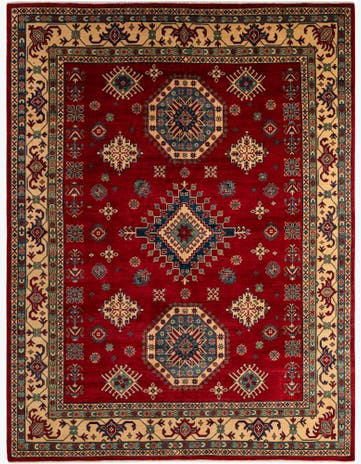 9' 2 x 12' 2 Hand Knotted Kazak Rug