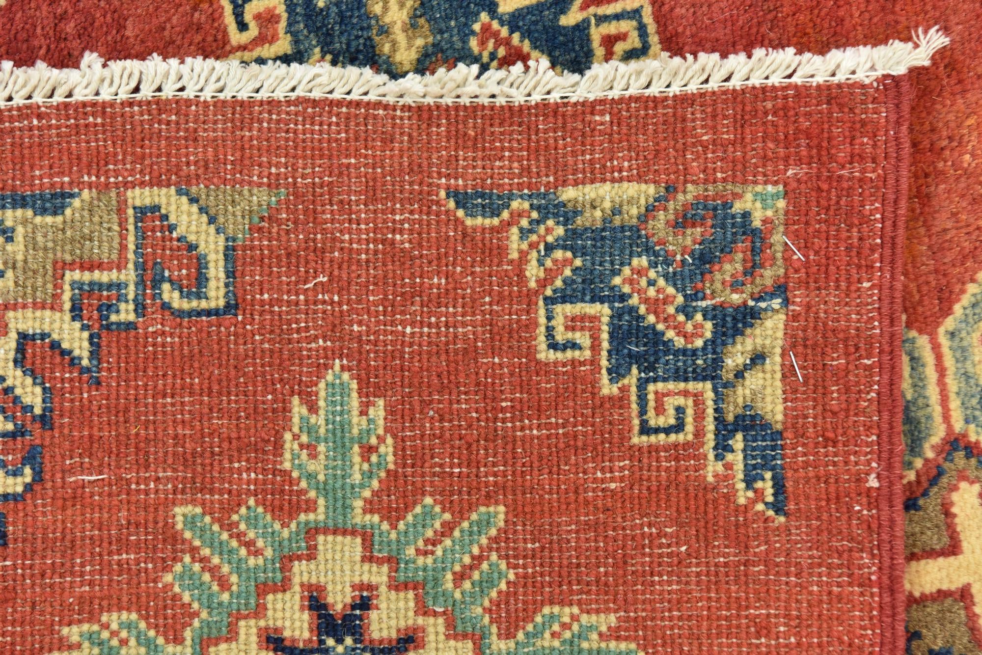 6' 9 x 9' 10 Hand Knotted Kazak Rug
